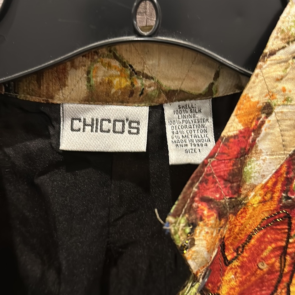 Multi Colored Chicos Lightweight Jacket/Shirt - image 2